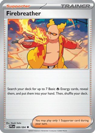 Firebreather 089/094 - Reverse Holofoil Phantasmal Flames