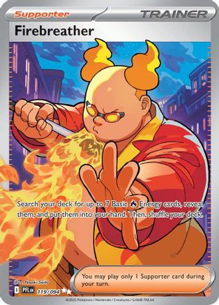 Firebreather 119/094 - Holofoil Phantasmal Flames