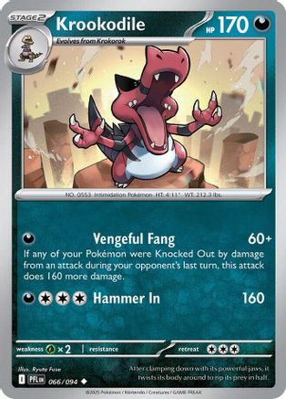 Krookodile 066/094 Phantasmal Flames