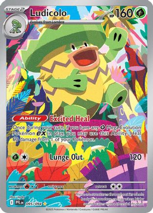 Ludicolo 095/094 - Holofoil Phantasmal Flames