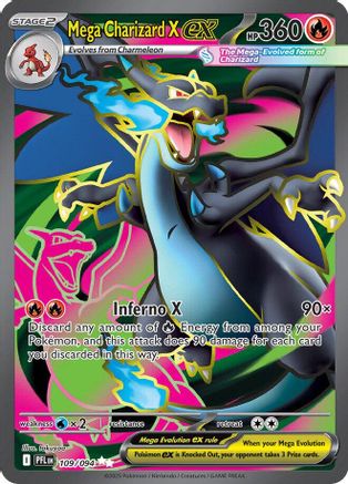 Mega Charizard X ex 109/094 - Holofoil Phantasmal Flames