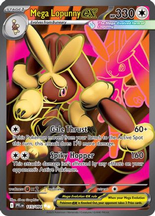 Mega Lopunny ex 115/094 - Holofoil Phantasmal Flames