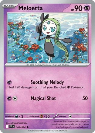 Meloetta 040/094 - Reverse Holofoil Phantasmal Flames