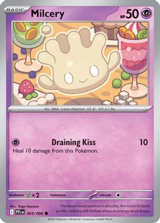 Milcery 043/094 Phantasmal Flames