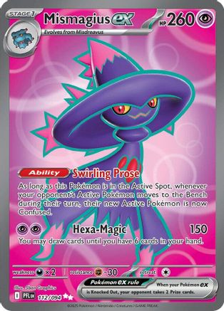 Mismagius ex 112/094 - Holofoil Phantasmal Flames