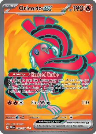 Oricorio ex 110/094 - Holofoil Phantasmal Flames