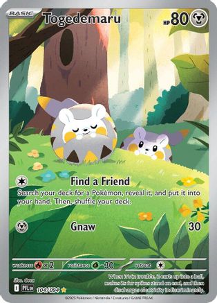 Togedemaru 104/094 - Holofoil Phantasmal Flames