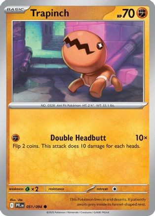 Trapinch 051/094 - Reverse Holofoil Phantasmal Flames