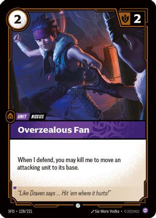 Overzealous Fan 128/221 - Spiritforged