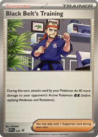 Black Belt's Training 220  SV Scarlet & Violet Promo Cards