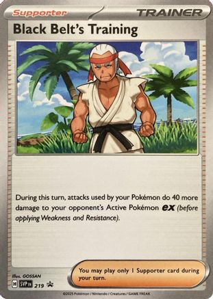 Black Belt's Training 219  SV Scarlet & Violet Promo Cards