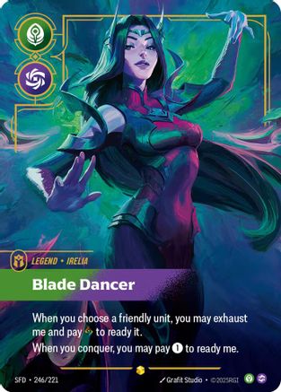 Irelia - Blade Dancer (Overnumbered) 246/221 - Spiritforged Foil