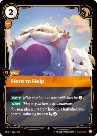 Here to Help 111/221 - Spiritforged Foil