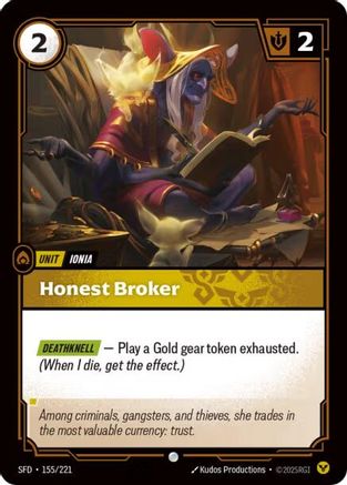 Honest Broker 155/221 - Spiritforged Foil