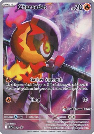 Charcadet (Pokemon Center Exclusive) 022  - Holofoil Mega Evolution Promo