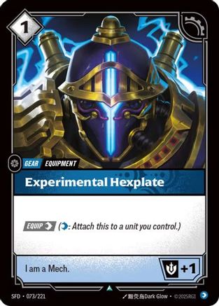 Experimental Hexplate 073/221 - Spiritforged Foil