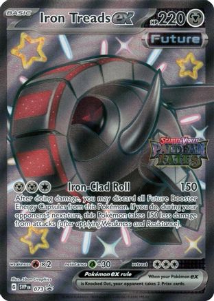 Iron Treads ex (Paldean Fates Stamped) 073  - Holofoil Miscellaneous Cards & Products