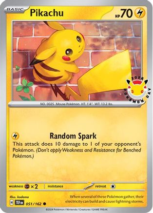 Pikachu (Pokemon Day 2026) 051  - Holofoil Miscellaneous Cards & Products