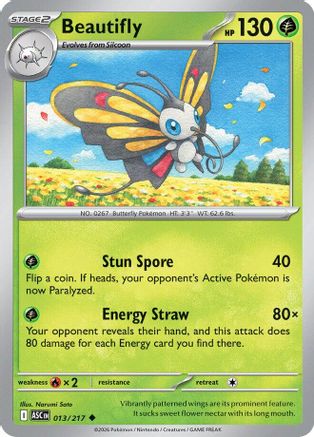 Beautifly 013/217  ME Ascended Heroes