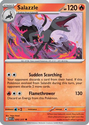 Salazzle 035/217 Ascended Heroes