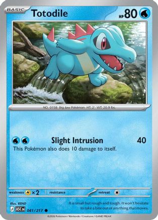 Totodile 041/217 Ascended Heroes