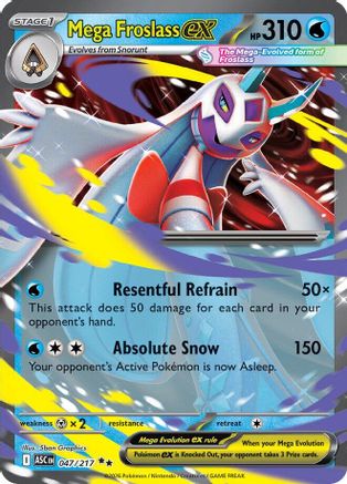Mega Froslass ex 047/217 - Holofoil Ascended Heroes