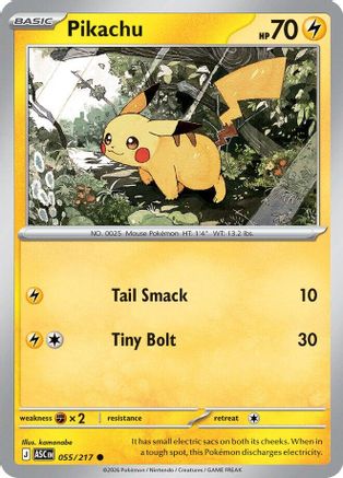 Pikachu 055/217 Ascended Heroes