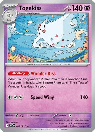 Togekiss 082/217 - Holofoil Ascended Heroes