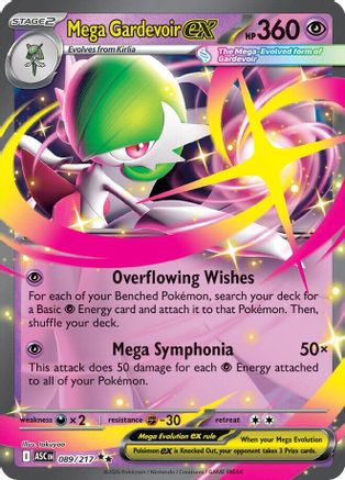 Mega Gardevoir ex 089/217 - Holofoil Ascended Heroes