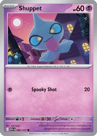 Shuppet 090/217 Ascended Heroes