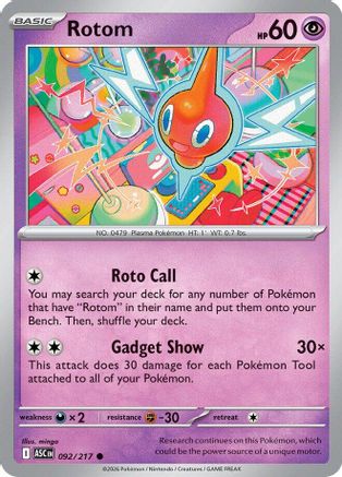 Rotom 092/217 Ascended Heroes