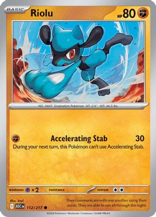 Riolu 112/217 Ascended Heroes
