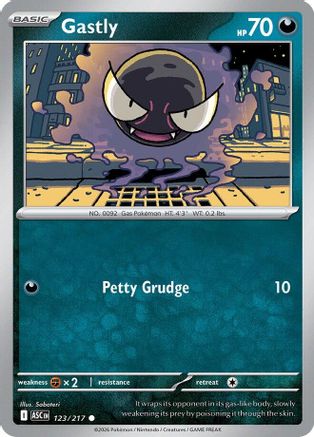 Gastly 123/217 Ascended Heroes