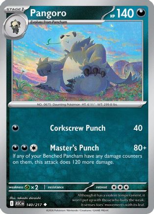 Pangoro 140/217 Ascended Heroes