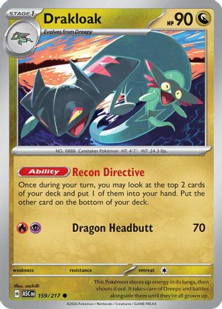 Drakloak 159/217 Ascended Heroes