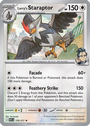 Larry's Staraptor 170/217 - Holofoil Ascended Heroes