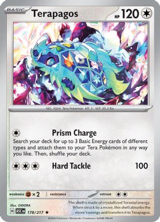 Terapagos 178/217 - Holofoil Ascended Heroes