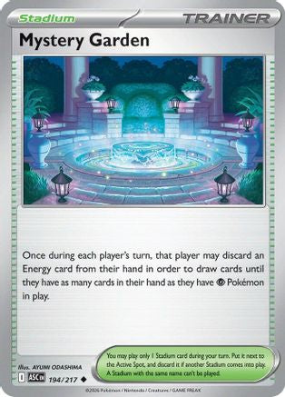 Mystery Garden 194/217 - Reverse Holofoil Ascended Heroes