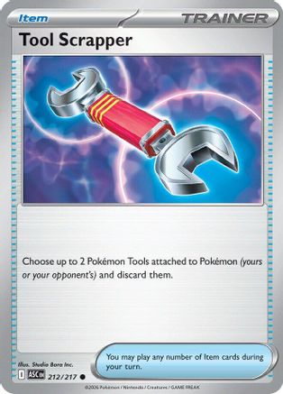 Tool Scrapper 212/217 - Reverse Holofoil Ascended Heroes