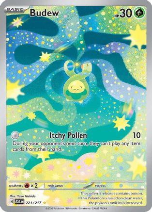 Budew 221/217  - Holofoil ME Ascended Heroes