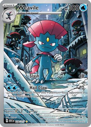 Weavile 228/217 - Holofoil Ascended Heroes