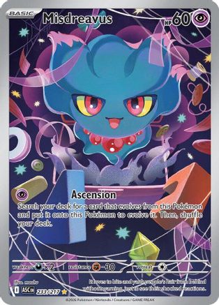 Misdreavus 233/217 - Holofoil Ascended Heroes