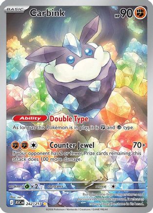 Carbink 242/217 - Holofoil Ascended Heroes