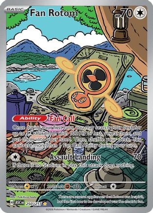 Fan Rotom 250/217 - Holofoil Ascended Heroes