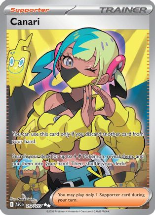 Canari 257/217  - Holofoil ME Ascended Heroes