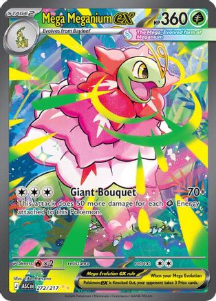 Mega Meganium ex 272/217 - Holofoil Ascended Heroes
