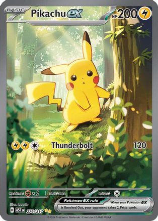 Pikachu ex 276/217 - Holofoil Ascended Heroes