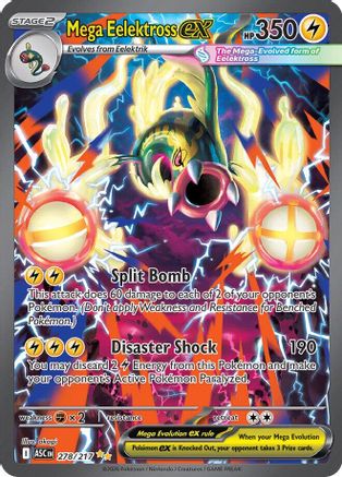 Mega Eelektross ex 278/217 - Holofoil Ascended Heroes
