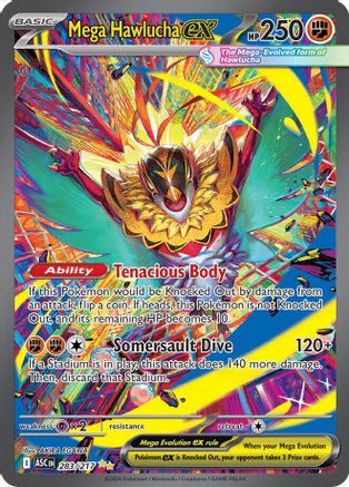 Mega Hawlucha ex 283/217 - Holofoil Ascended Heroes