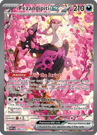 Fezandipiti ex 288/217 - Holofoil Ascended Heroes